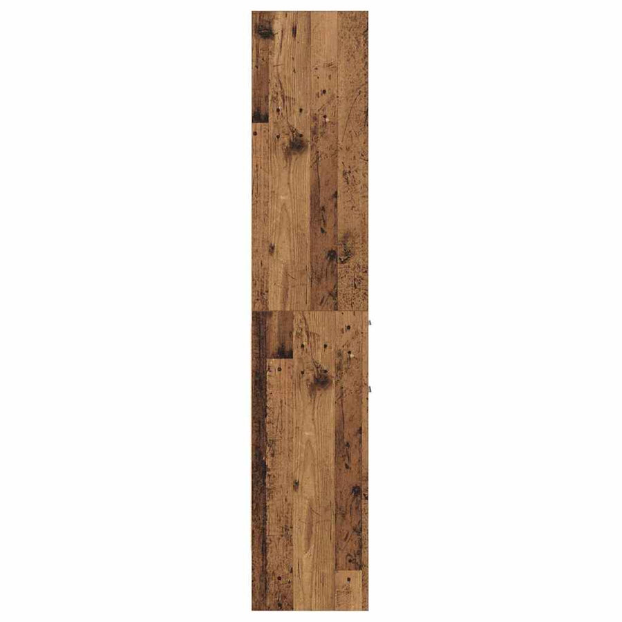 Boekenkast Oud hout 40 x 35 x 180 cm Bewerkt hout