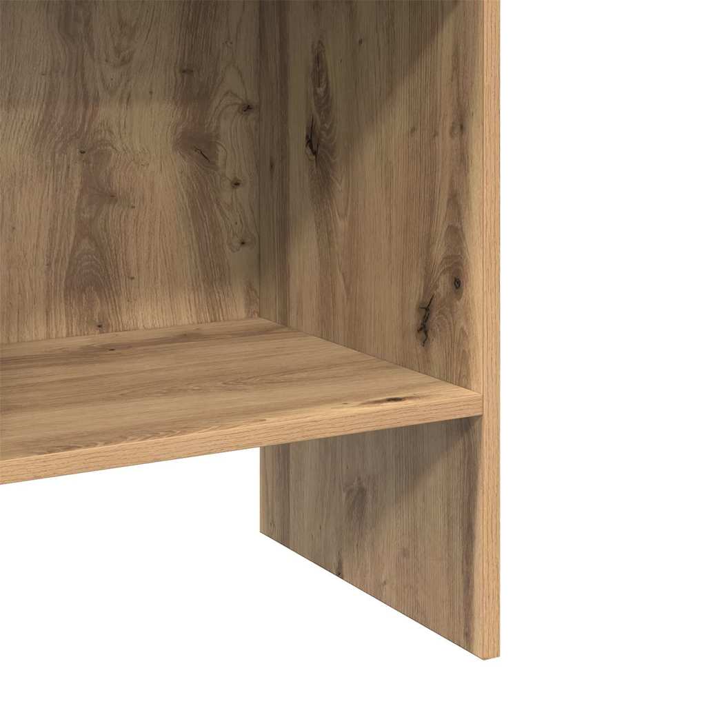 Boekenkast artisanaal eikenkleurig 40 x 35 x 180 cm
