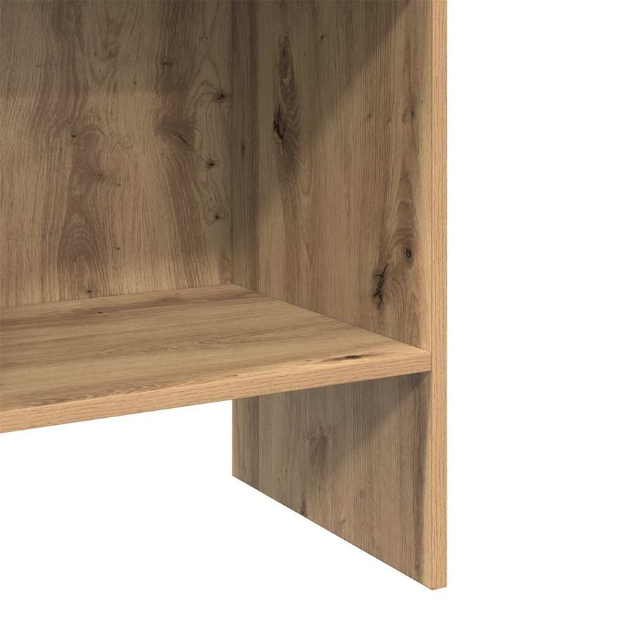 Boekenkast artisanaal eikenkleurig 40 x 35 x 180 cm