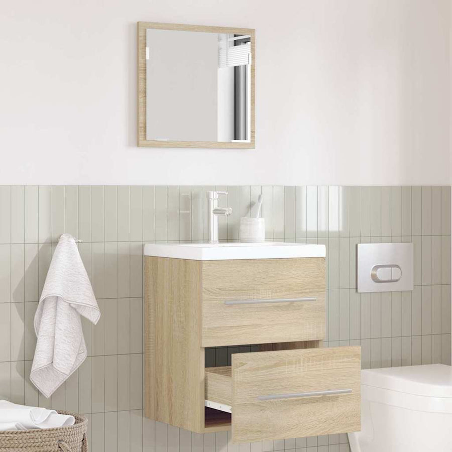 Badkamer Kast Sonoma eiken 41 x 38.5 x 48 cm Bewerkt hout