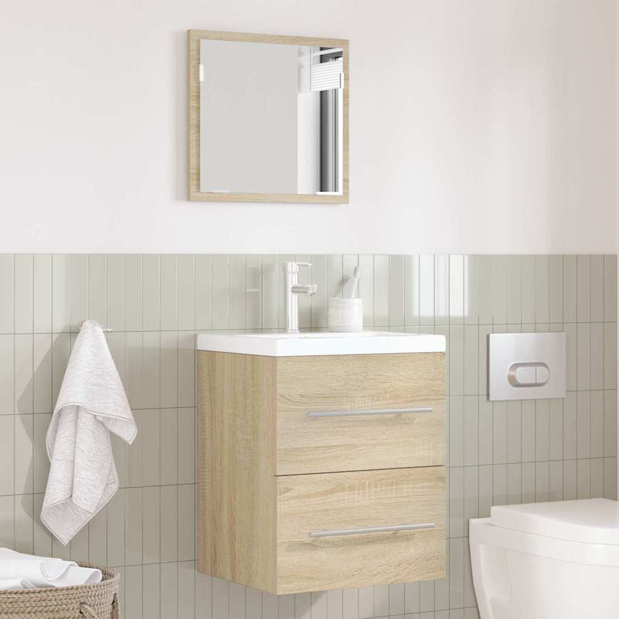Badkamer Kast Sonoma eiken 41 x 38.5 x 48 cm Bewerkt hout