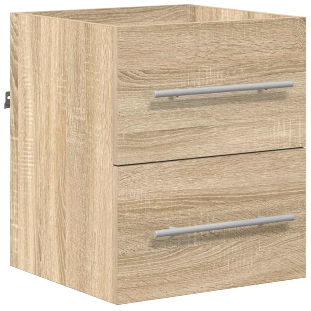 Badkamer Kast Sonoma eiken 41 x 38.5 x 48 cm Bewerkt hout