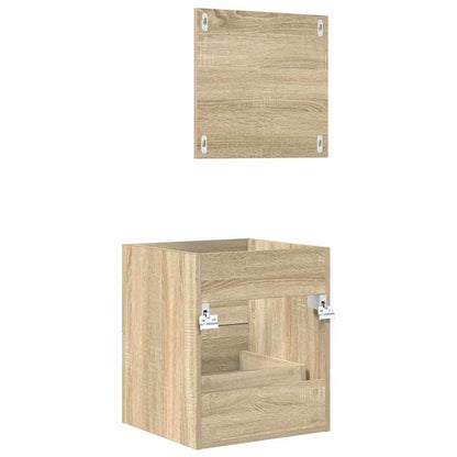 Badkamer Kast Sonoma eiken 41 x 38.5 x 48 cm Bewerkt hout