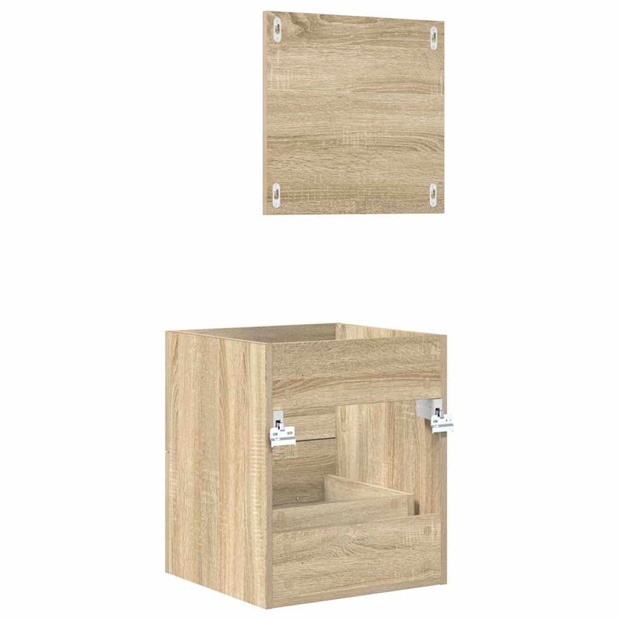 Badkamer Kast Sonoma eiken 41 x 38.5 x 48 cm Bewerkt hout