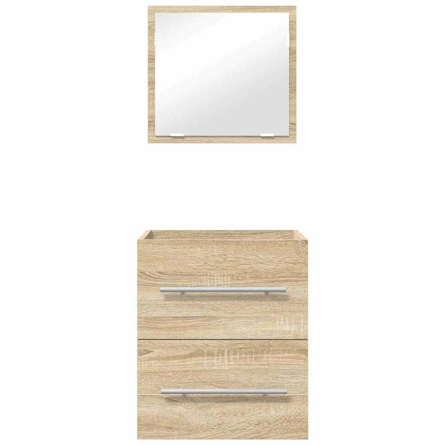 Badkamer Kast Sonoma eiken 41 x 38.5 x 48 cm Bewerkt hout