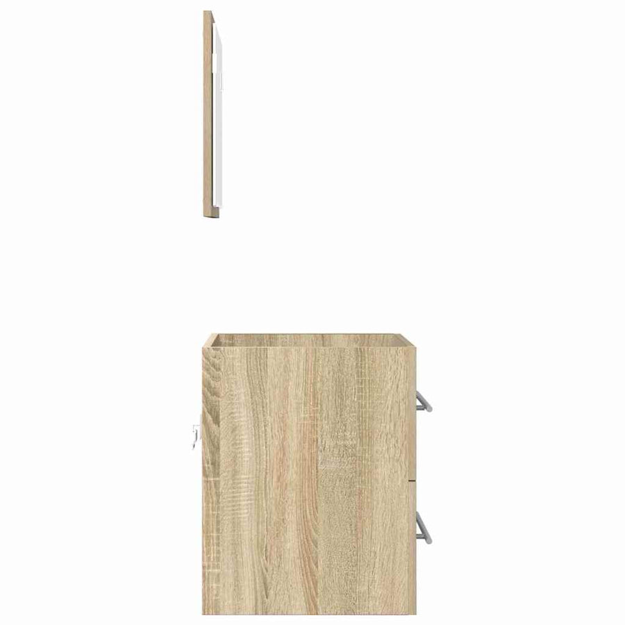 Badkamer Kast Sonoma eiken 41 x 38.5 x 48 cm Bewerkt hout