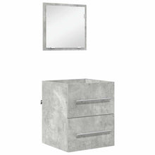 Badkamer Kast Beton grijs 41 x 38.5 x 48 cm Bewerkt hout
