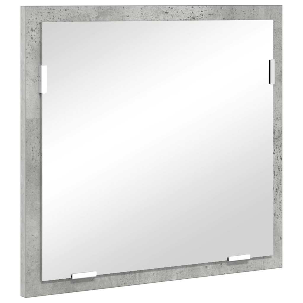 Badkamer Kast Beton grijs 41 x 38.5 x 48 cm Bewerkt hout