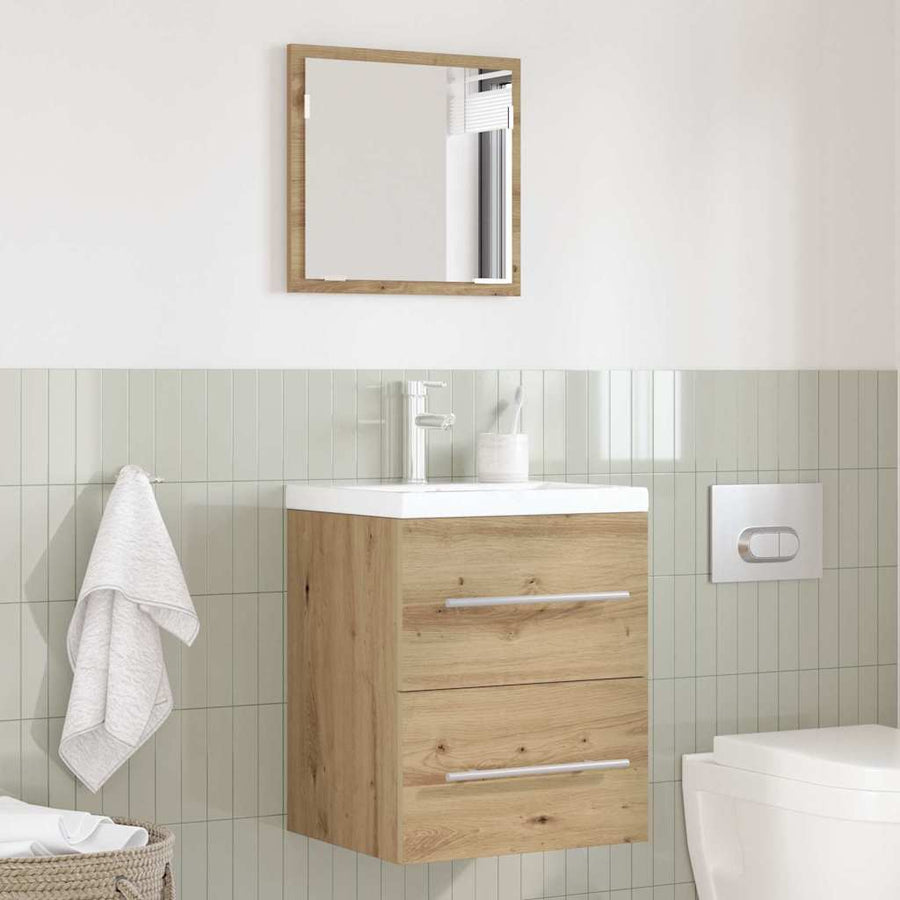 Badkamer Kast Ambachtelijk eiken 41 x 38.5 x 48 cm Bewerkt hout