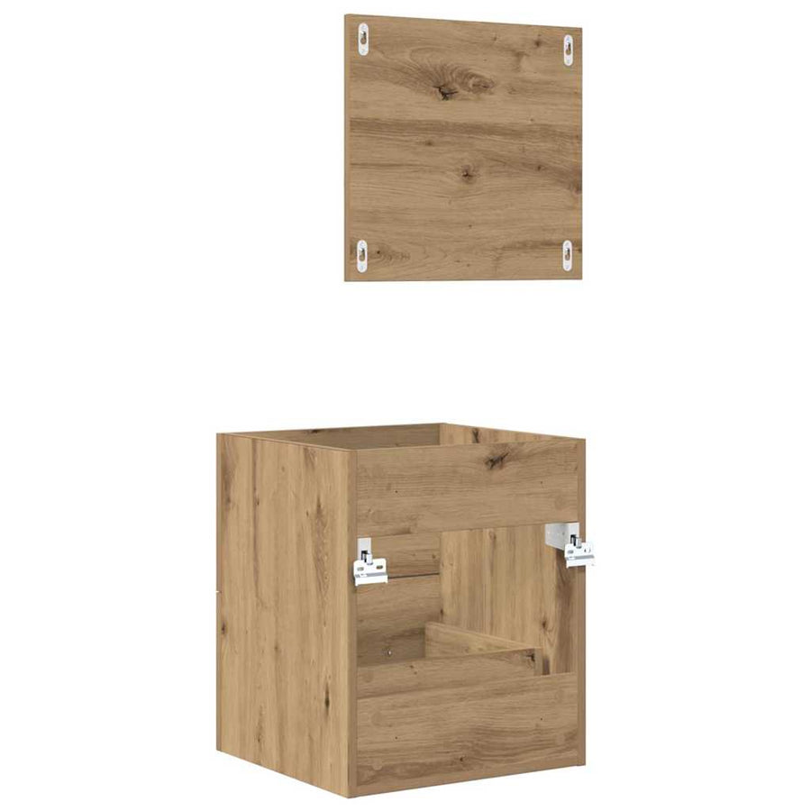 Badkamer Kast Ambachtelijk eiken 41 x 38.5 x 48 cm Bewerkt hout