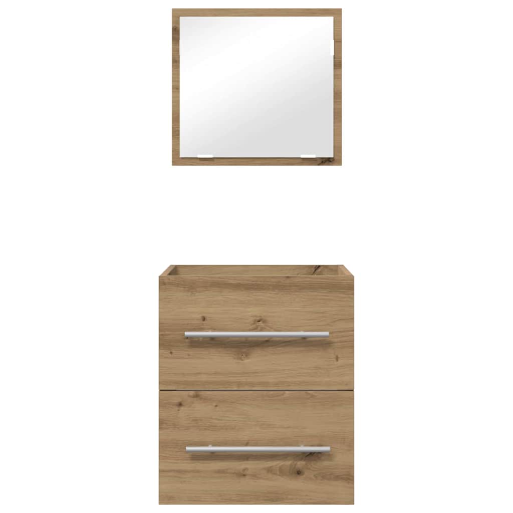 Badkamer Kast Ambachtelijk eiken 41 x 38.5 x 48 cm Bewerkt hout