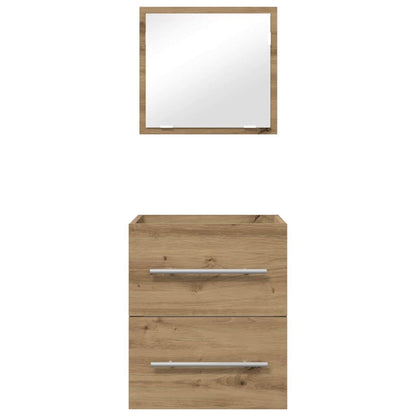 Badkamer Kast Ambachtelijk eiken 41 x 38.5 x 48 cm Bewerkt hout