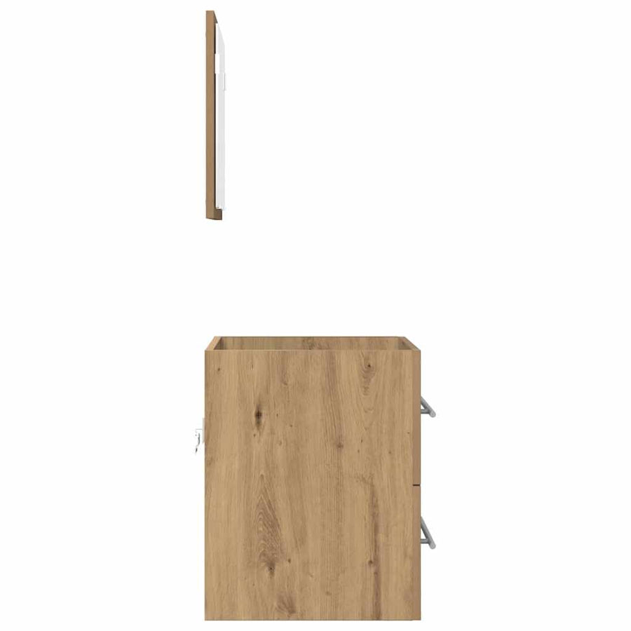 Badkamer Kast Ambachtelijk eiken 41 x 38.5 x 48 cm Bewerkt hout