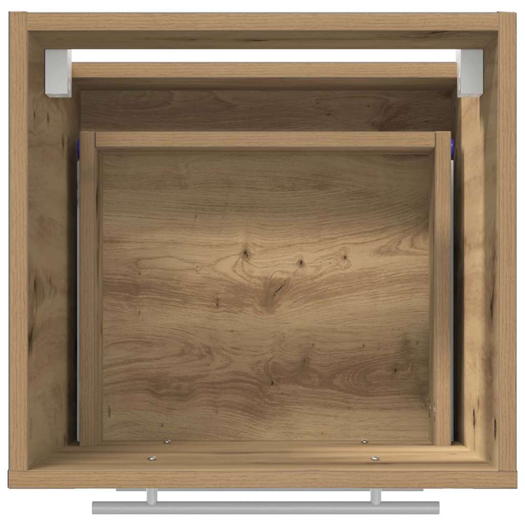 Badkamer Kast Ambachtelijk eiken 41 x 38.5 x 48 cm Bewerkt hout