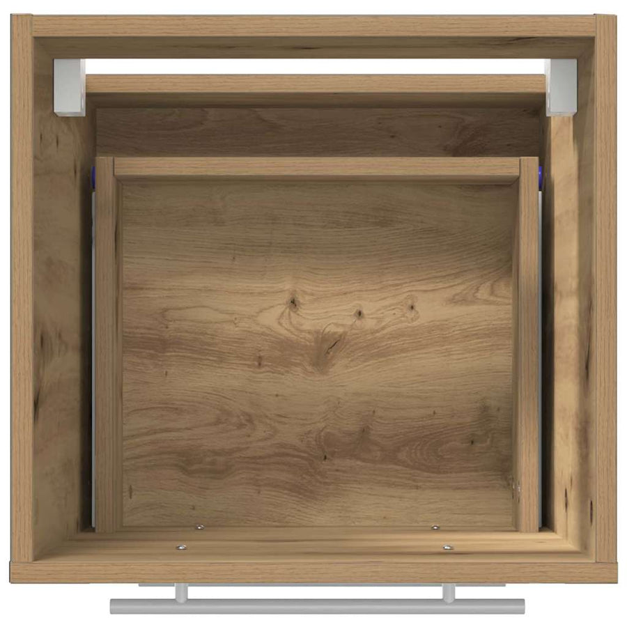 Badkamer Kast Ambachtelijk eiken 41 x 38.5 x 48 cm Bewerkt hout