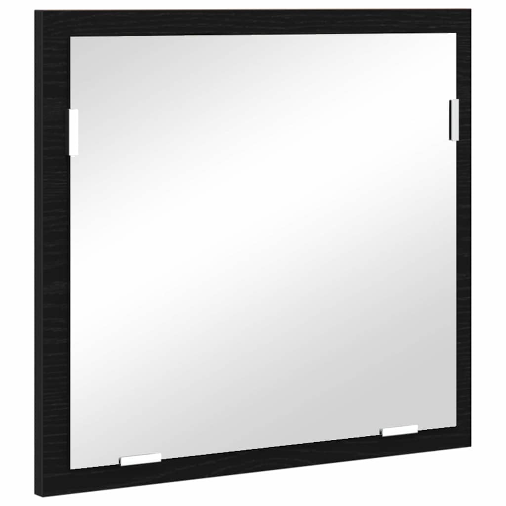 Badkamer Kast Zwart eiken 41 x 38.5 x 48 cm Bewerkt hout