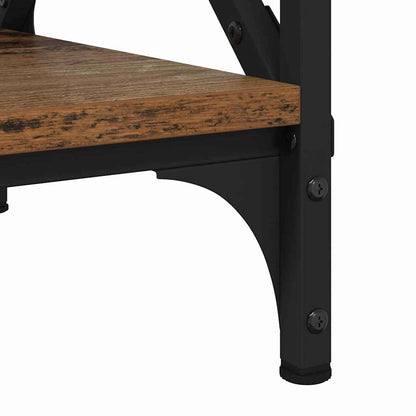 Salontafel Oud hout 80 x 45 x 45.5 cm Bewerkt hout