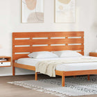 Hoofdbord 200.5x3x80 cm massief grenenhout bruin