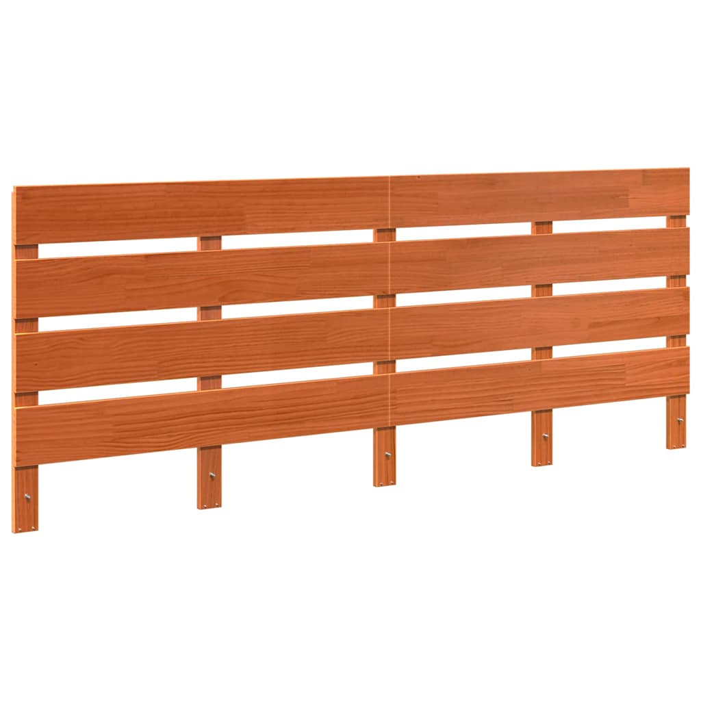 Hoofdbord Wasbruin 200.5 x 3 x 80 cm Massief grenenhout