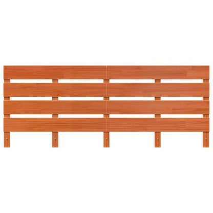 Hoofdbord Wasbruin 200.5 x 3 x 80 cm Massief grenenhout