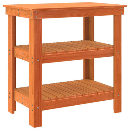 Werkbank Wasbruin 78.5 x 50 x 80 cm Massief grenenhout
