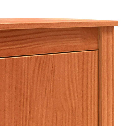 Dressoir met opslag met de deur Bruin 70 x 35 x 80 cm Massief grenenhout