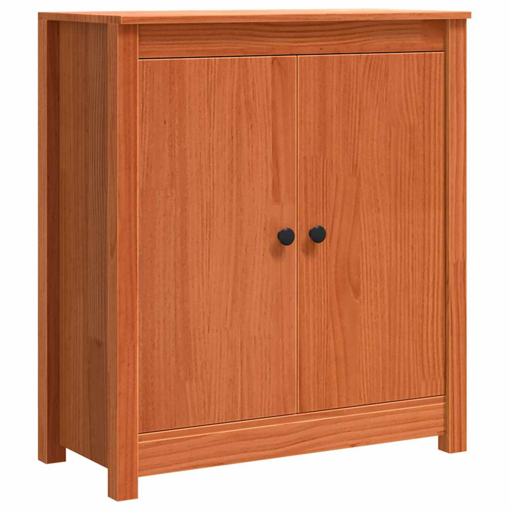 Dressoir met opslag met de deur Bruin 70 x 35 x 80 cm Massief grenenhout