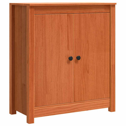 Dressoir met opslag met de deur Bruin 70 x 35 x 80 cm Massief grenenhout