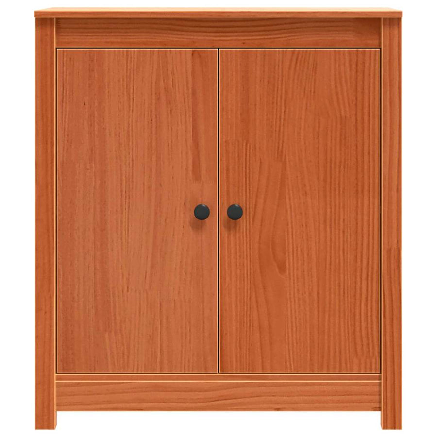 Dressoir met opslag met de deur Bruin 70 x 35 x 80 cm Massief grenenhout