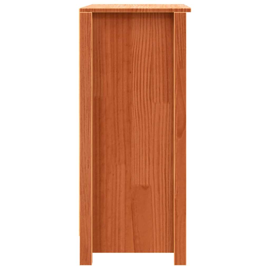 Dressoir met opslag met de deur Bruin 70 x 35 x 80 cm Massief grenenhout