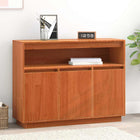 Dressoir massief grenenhout 104,5x34x80 cm bruin