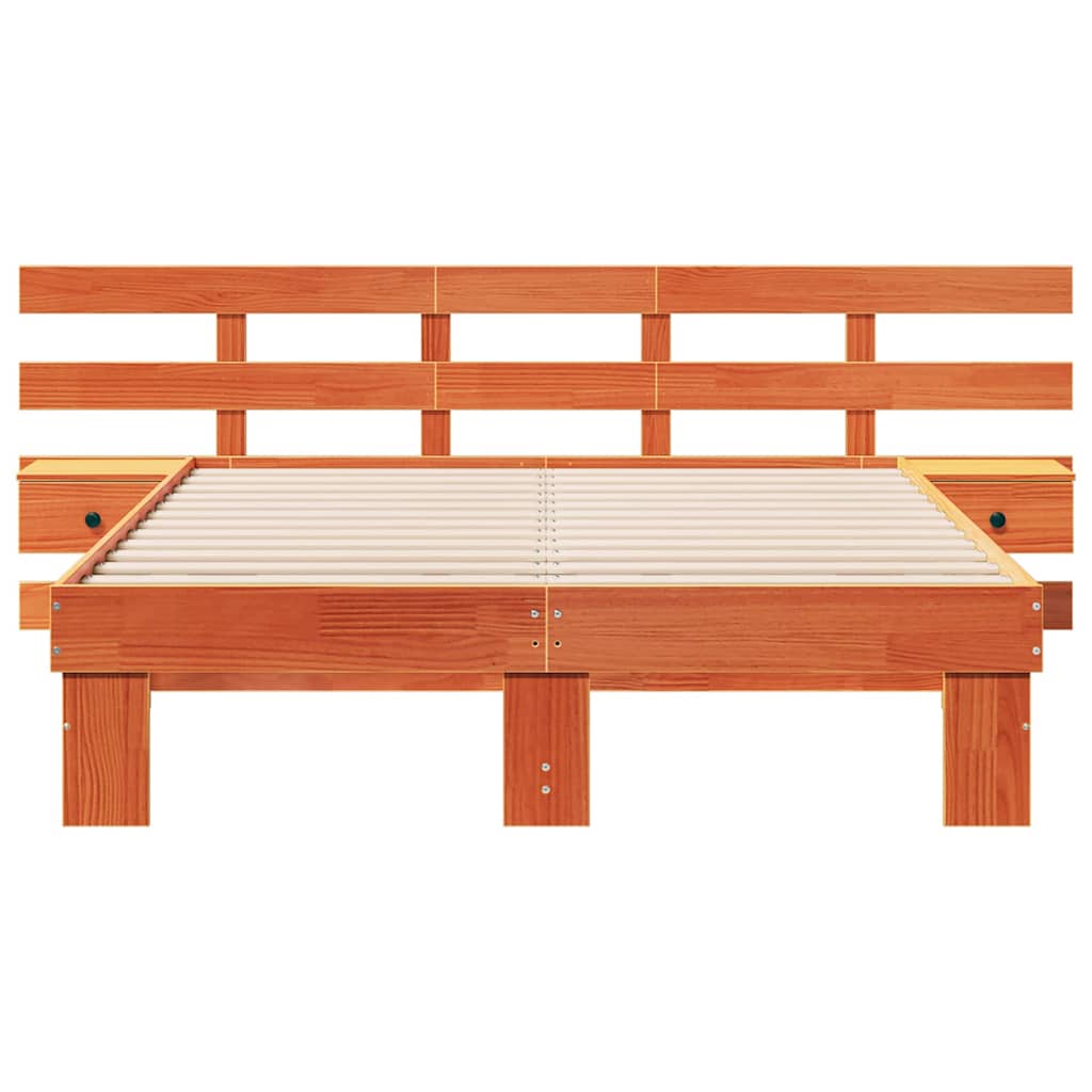 Bedframe met lade Bruin Standaard UK Kleine Dubbel 4ft