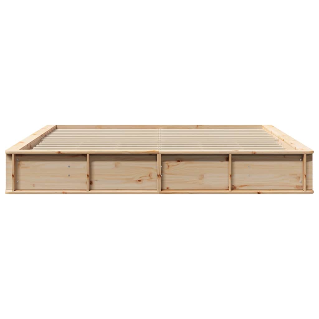 Bedframe met opslag Bruin 180 x 200 cm Hout