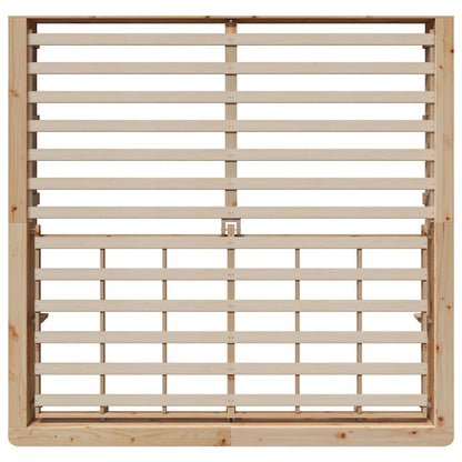 Bedframe met opslag Bruin 180 x 200 cm Hout