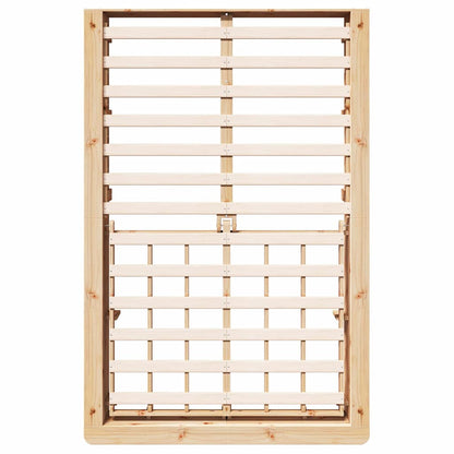 Bedframe met opslag Bruin 120 x 200 cm Hout
