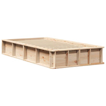 Bedframe met opslag Bruin 80 x 200 cm Massief grenenhout