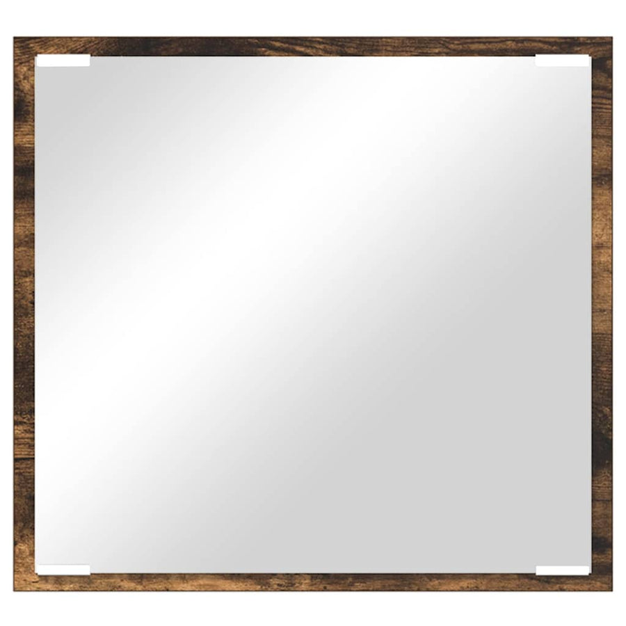 LED Badkamer Spiegel met spiegel Gerookt eiken 40 x 37 x 8.5 cm