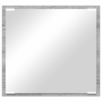 LED Badkamer Spiegel Grijs Sonoma 40 x 37 x 8.5 cm Bewerkt hout