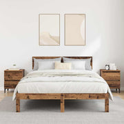 Nachtkastje 2 stuks 40x35x50 cm oud hout