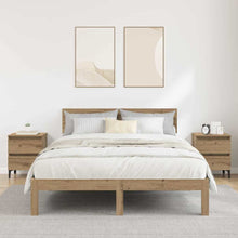 Nachtkastje 2 pcs artisanaal eikenkleurig 40 x 35 x 50 cm