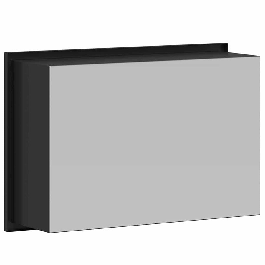 Douche Niche Zwart 30 x 20 x 9.5 cm Roestvrij staal