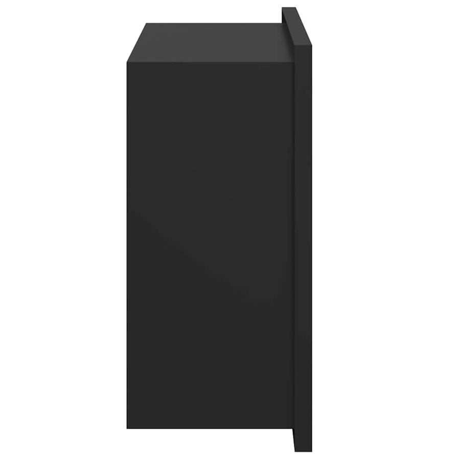 Douche Niche Zwart 30 x 20 x 9.5 cm Roestvrij staal
