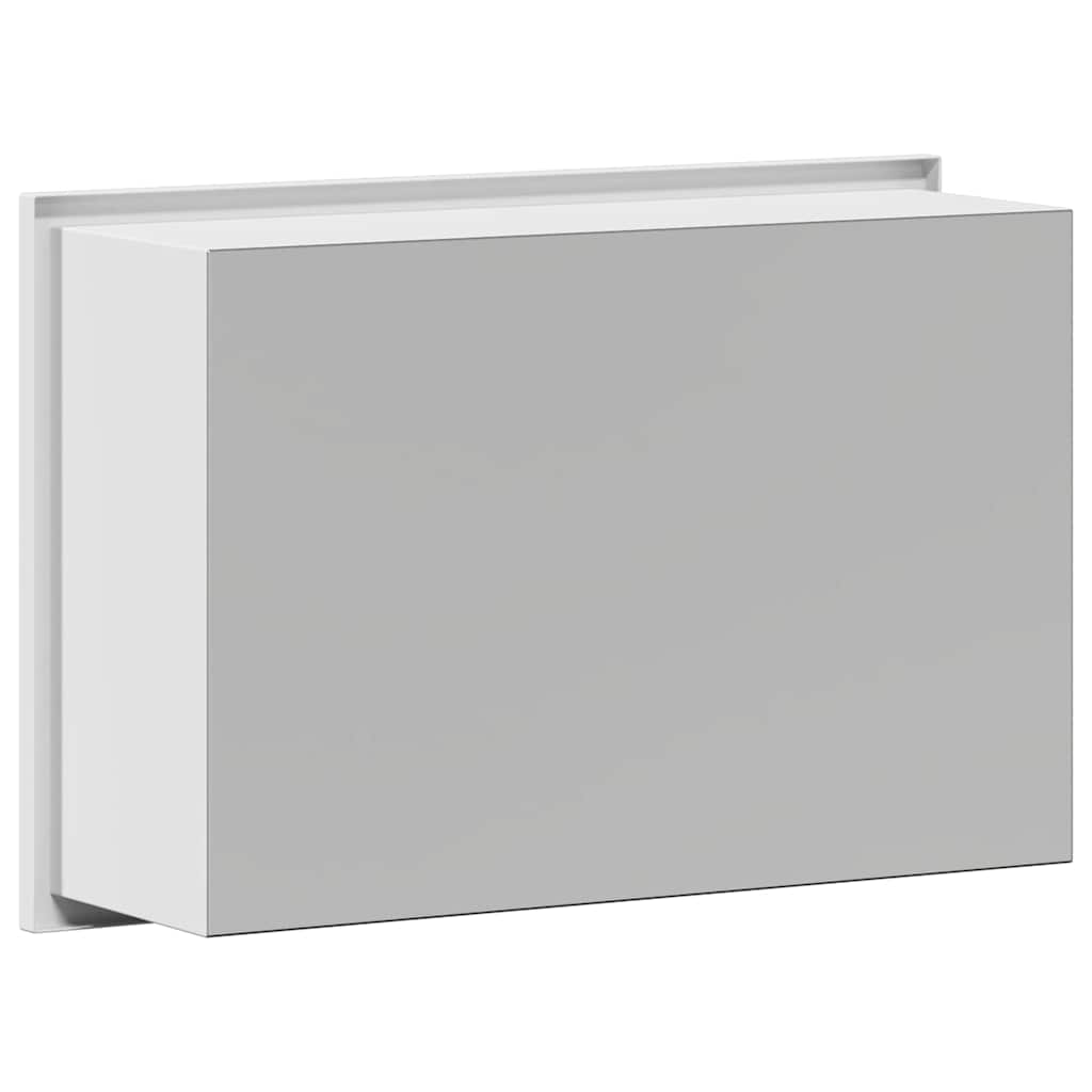Douche Niche Wit 30 x 20 x 9.5 cm Roestvrij staal