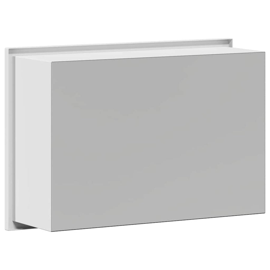 Douche Niche Wit 30 x 20 x 9.5 cm Roestvrij staal