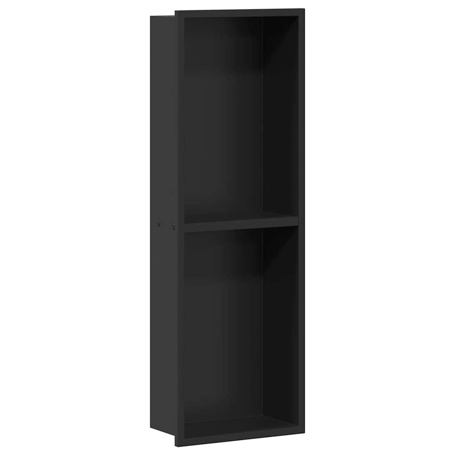 Douche Niche Zwart 60 x 20 x 9.5 cm Roestvrij staal
