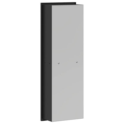Douche Niche Zwart 60 x 20 x 9.5 cm Roestvrij staal