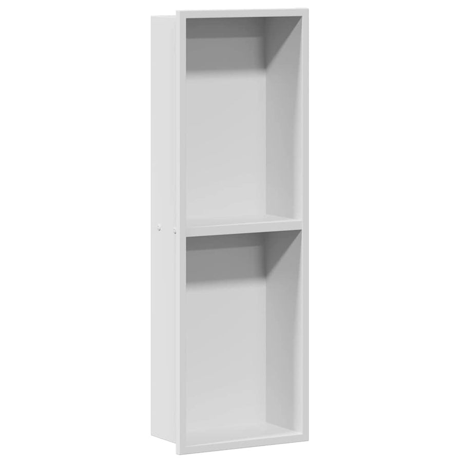 Douche Niche Wit 60 x 20 x 9.5 cm Roestvrij staal