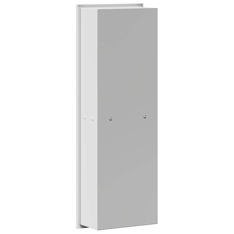 Douche Niche Wit 60 x 20 x 9.5 cm Roestvrij staal