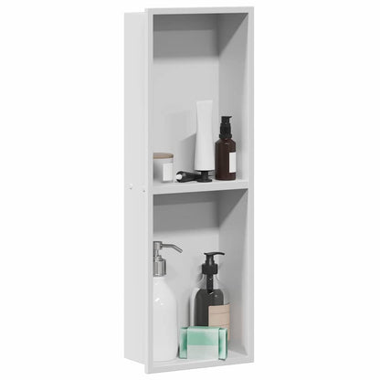 Douche Niche Wit 60 x 20 x 9.5 cm Roestvrij staal