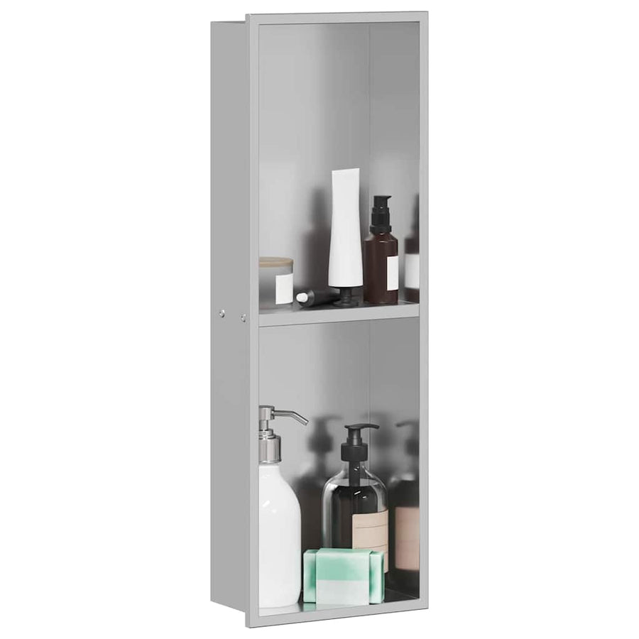 Douche Niche Zilver 60 x 20 x 9.5 cm Roestvrij staal